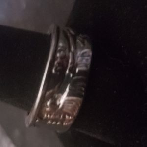 Men sterling silver ring